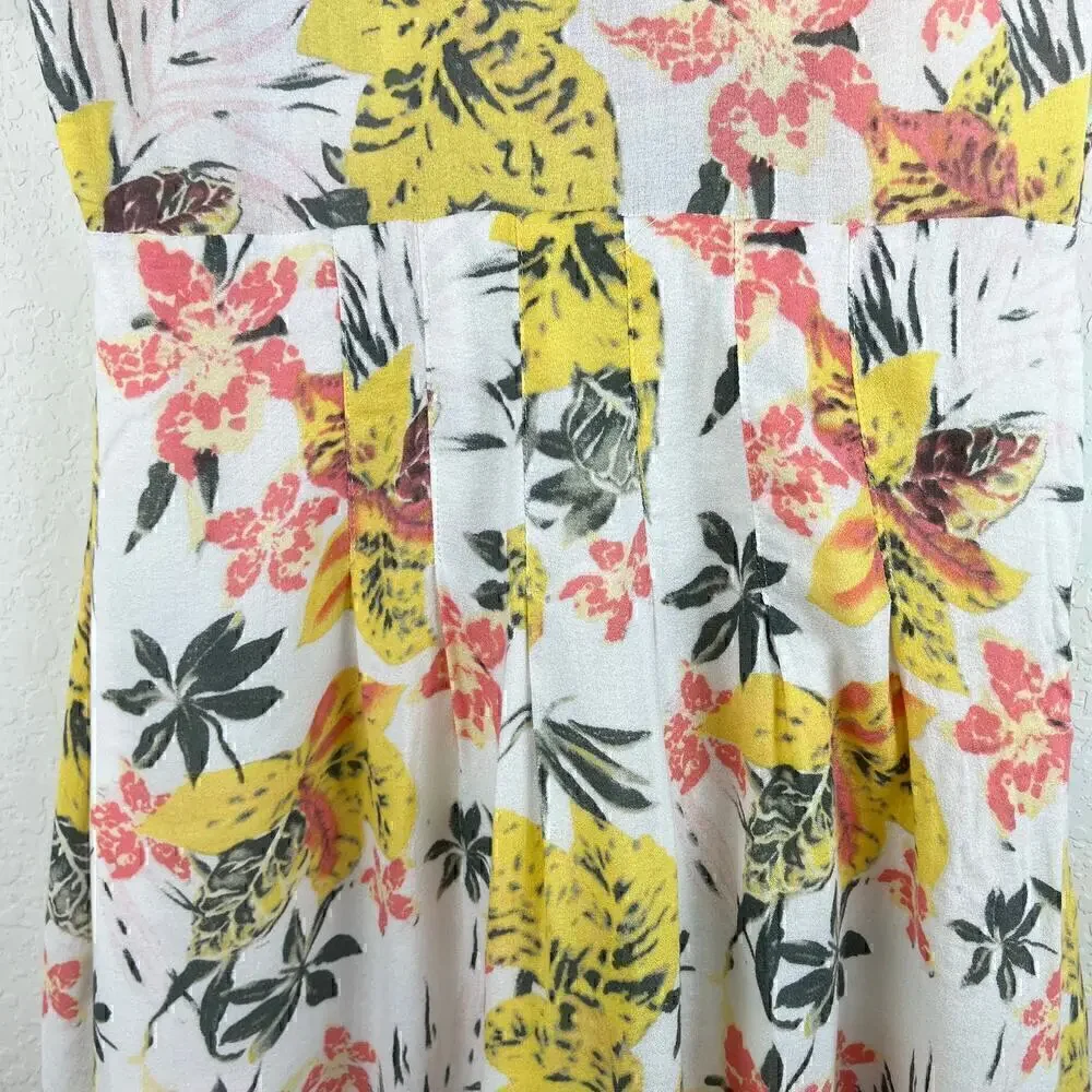 Free People x REVOLVE Part Time Lover Mini Floral Dress in Lily Combo Size 6 - Picture 10 of 10